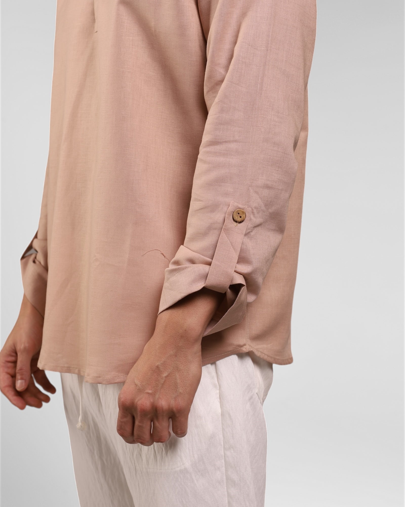 CAMISA DE LINO PEACH BLUSH (Regular Fit)