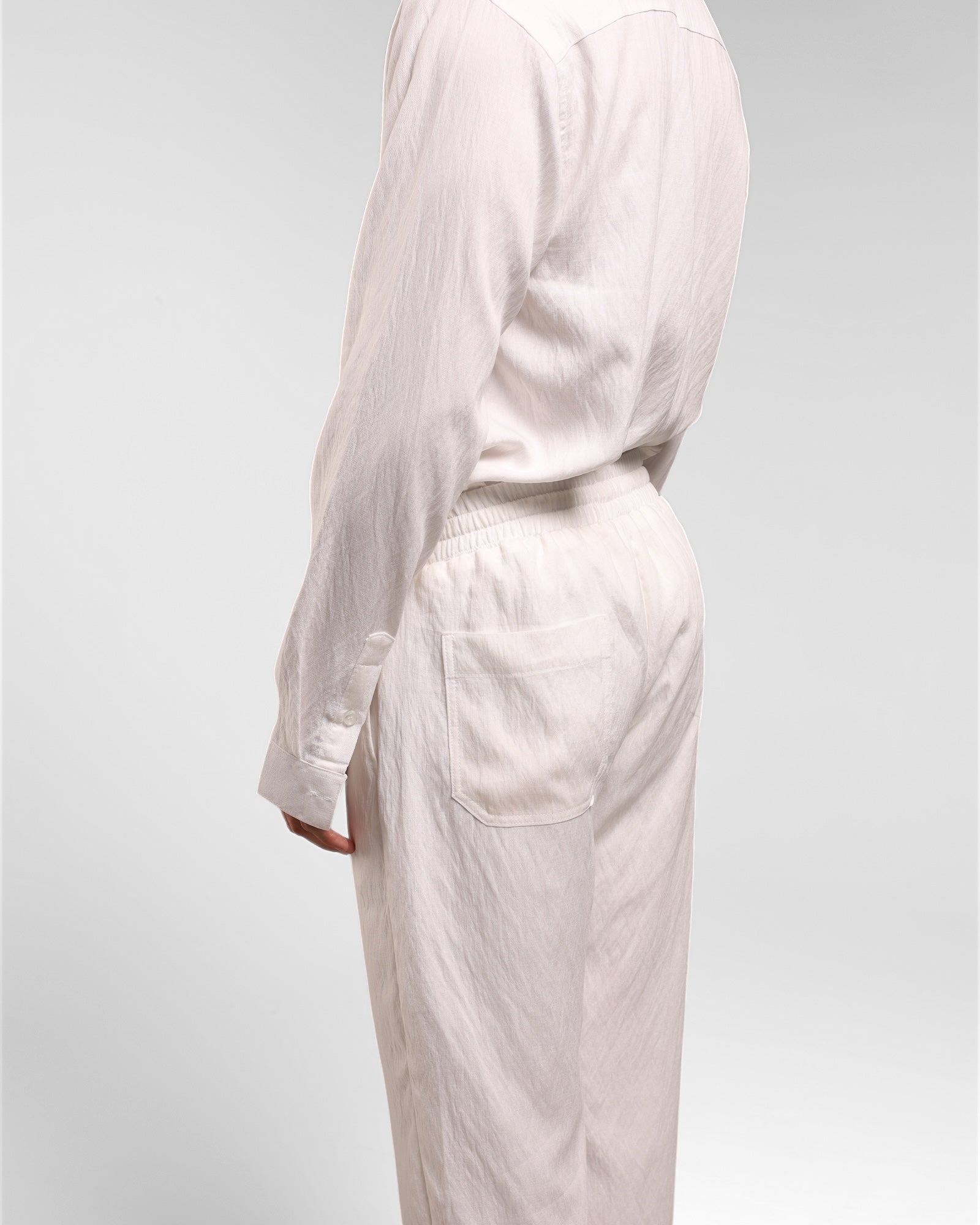 PANTALÓN DE ALGODÓN WHITE- BOHO (Regular Fit)